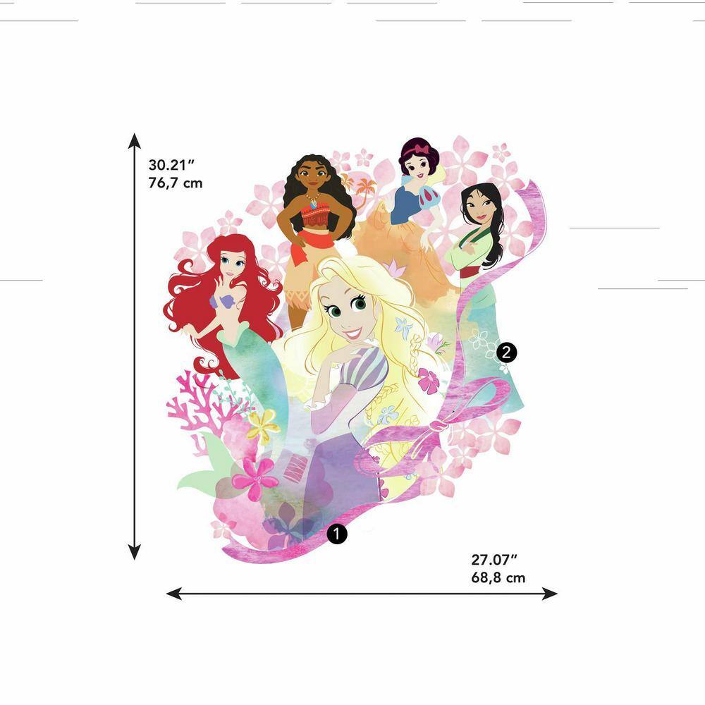 RoomMates Princess Palace Gardens XL Peel and Stick Wall Decals