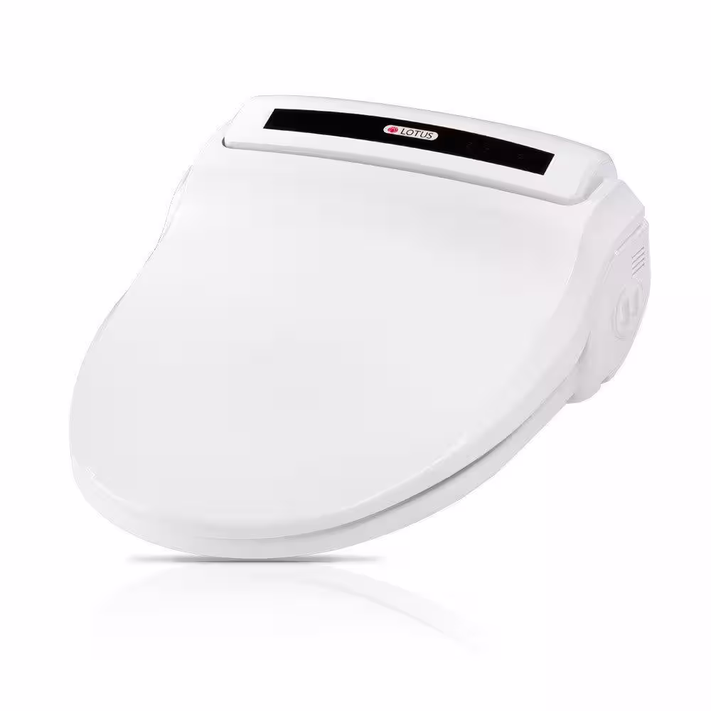 Lotus Smart Hygiene Seat ATS-800 Advanced Smart Electric Bidet Seat for Round Toilets in White
