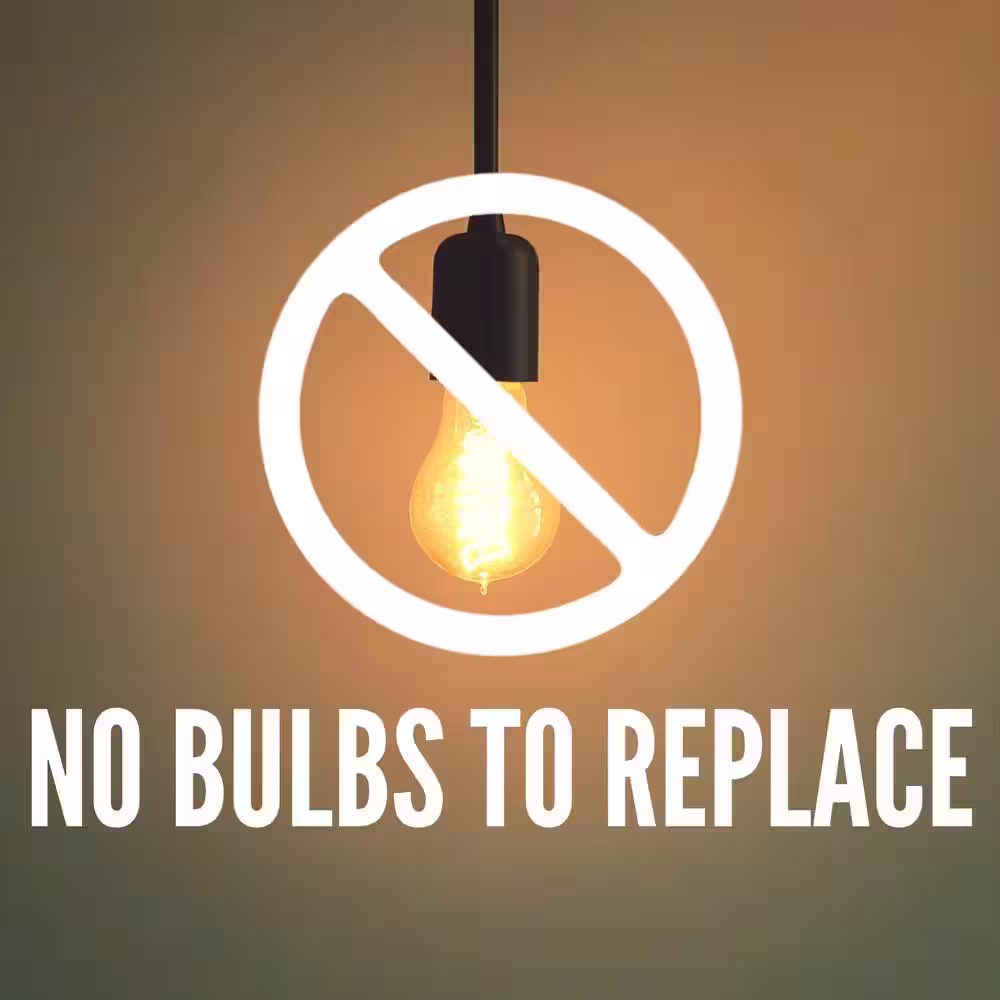 EnviroLite Medium 1-Light Solid White Step Cylinder Integrated LED Track Lighting Head