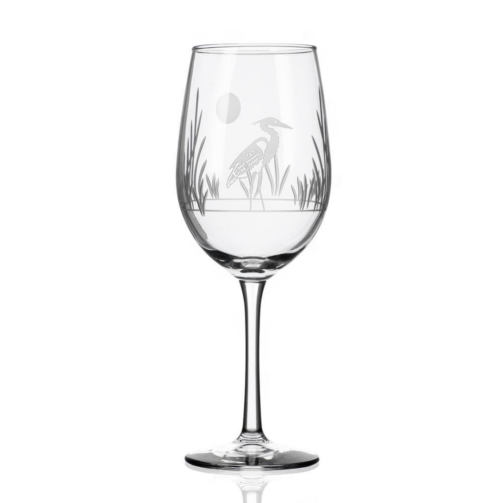 Rolf Glass Heron 12 oz. White Wine Glass (Set of 4)