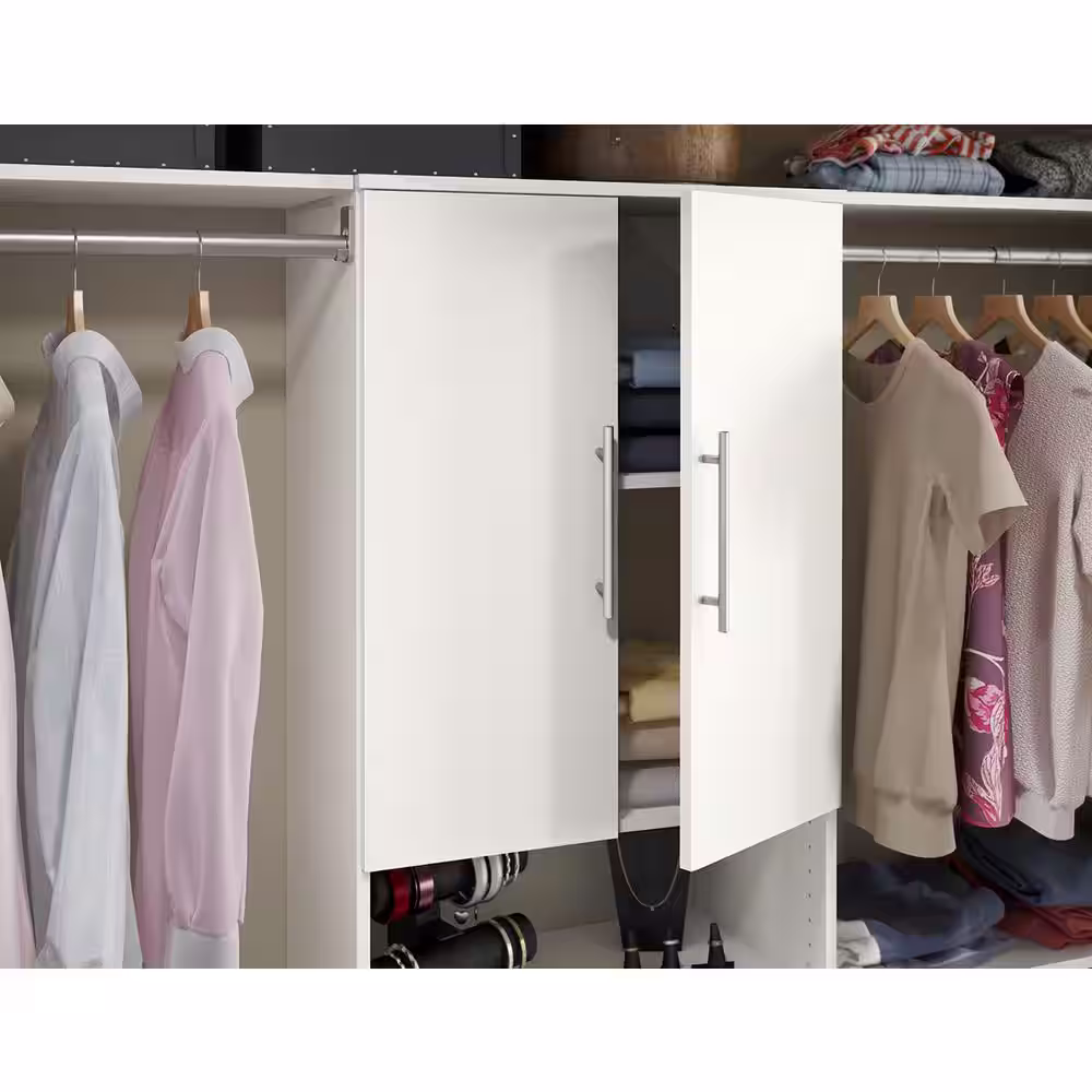 ClosetMaid Style+ 25 in. W Modern White Closet Door Kit