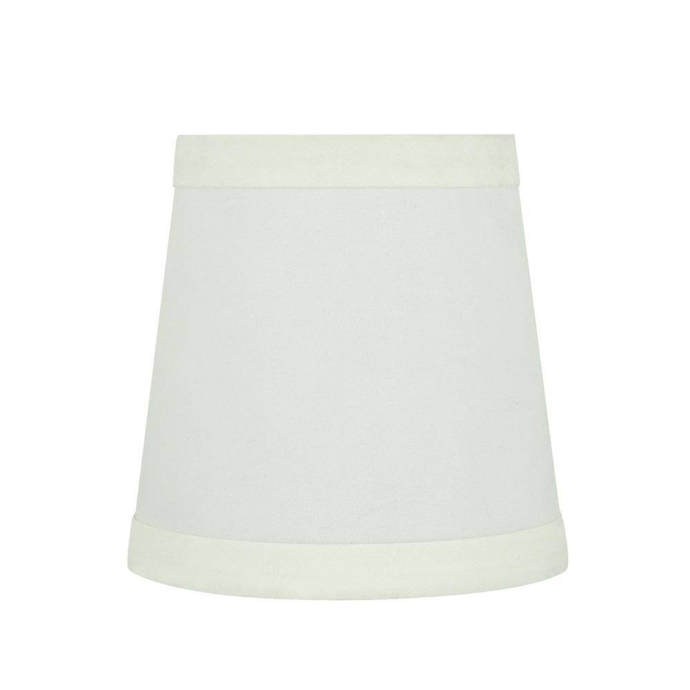 Aspen Creative Corporation 4 in. x 4 in. Off White Hardback Empire Lamp Shade (9-Pack)