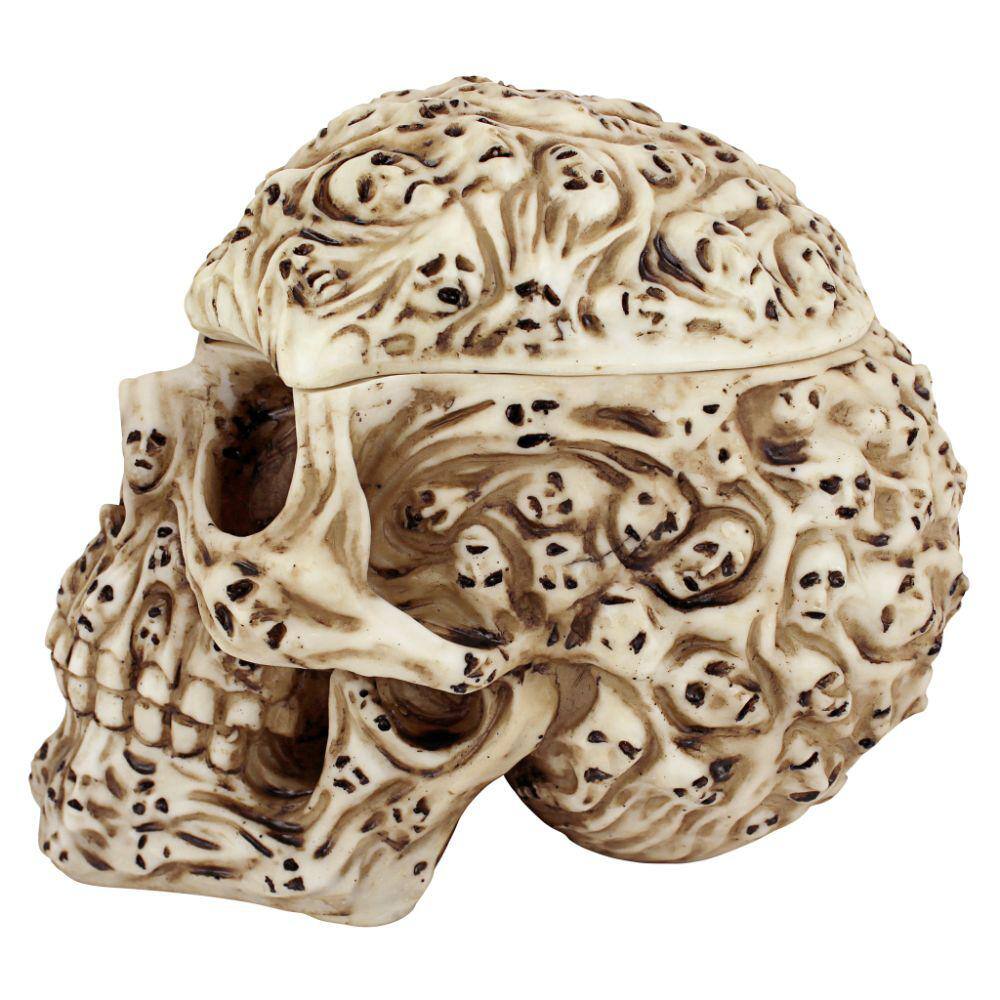 Design Toscano 6.5 in. x 4.5 in. Skull's Soul Spirit Sculptural Box