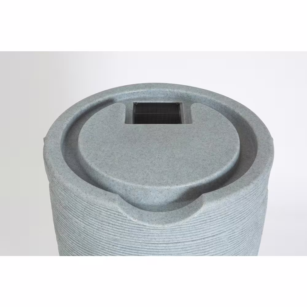 Good Ideas Impressions Stone 50 Gal. Rain Saver - 2-Piece with Stand