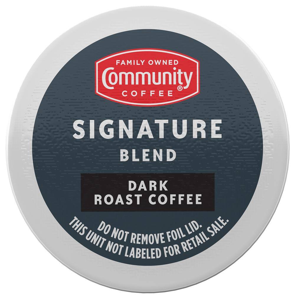 Community Coffee Signature Blend Dark Roast Coffee Single Serve Cups (96-Pack)