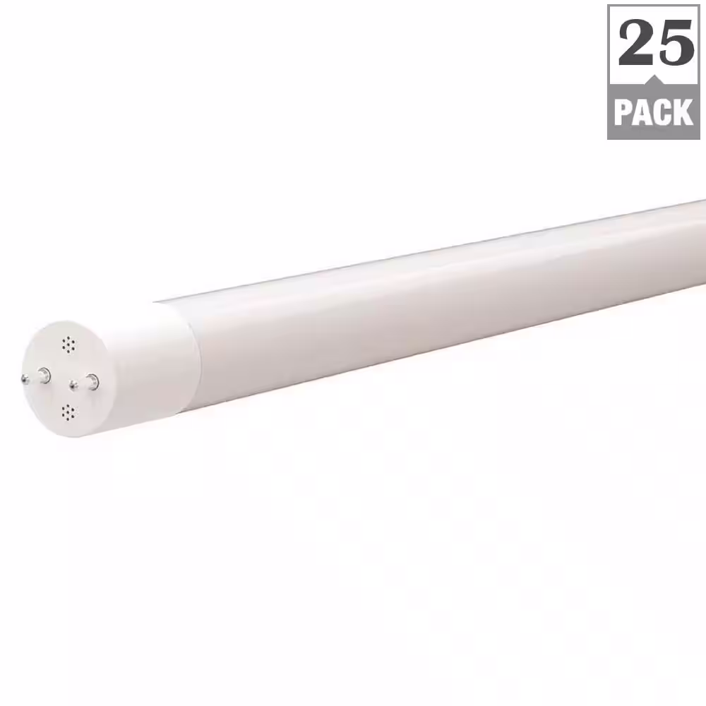 HALCO LIGHTING TECHNOLOGIES 12-Watt 4 ft. Linear T8 LED Type AB Hybrid Tube Light Bulb, Daylight Deluxe 6500K (6-Pack)