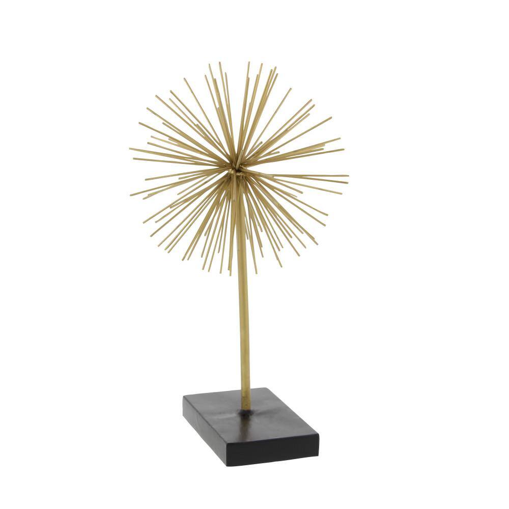CosmoLiving by Cosmopolitan Gold Metal Starburst Sculpture (Set of 3)