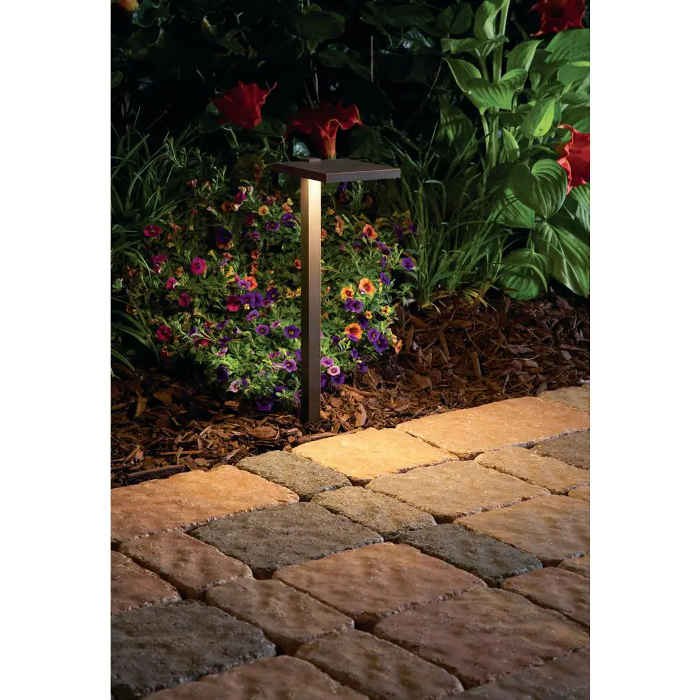 Hampton Bay Glenwood 25-Watt Equivalent Low Voltage Oil Rubbed Bronze Integrated LED Outdoor Landscape Path Light