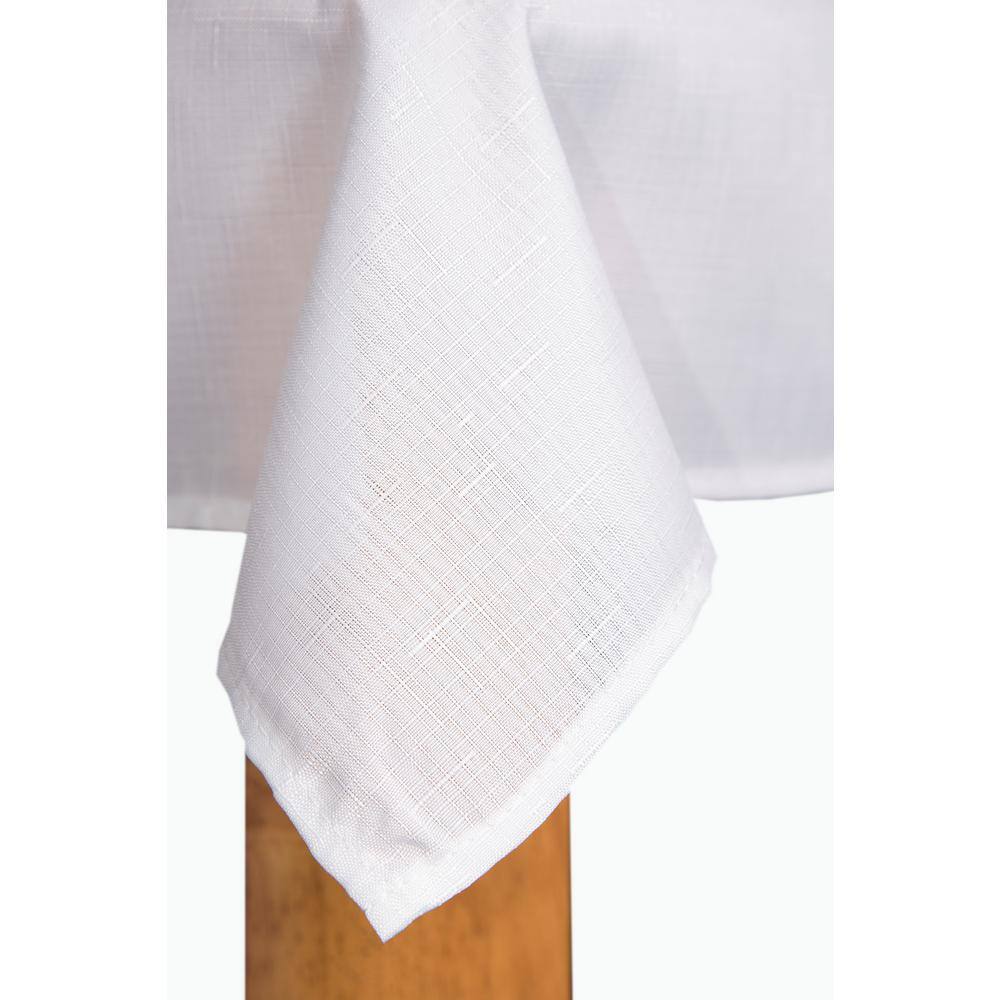 Lintex Oxford 60 in. x 84 in. 100% Polyester Tablecloth