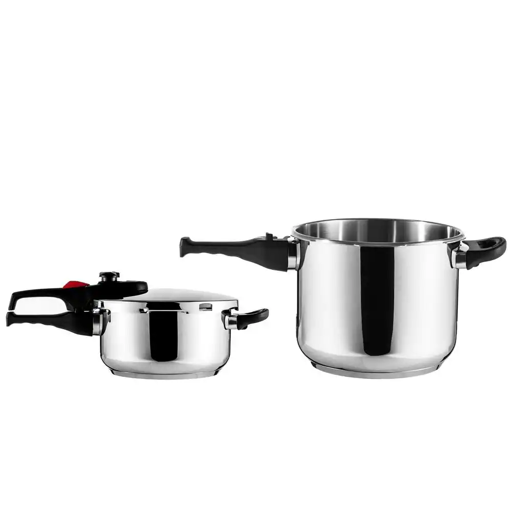 Magefesa Practika Plus 6.3 Qt. Stainless Steel Stovetop Pressure Cookers