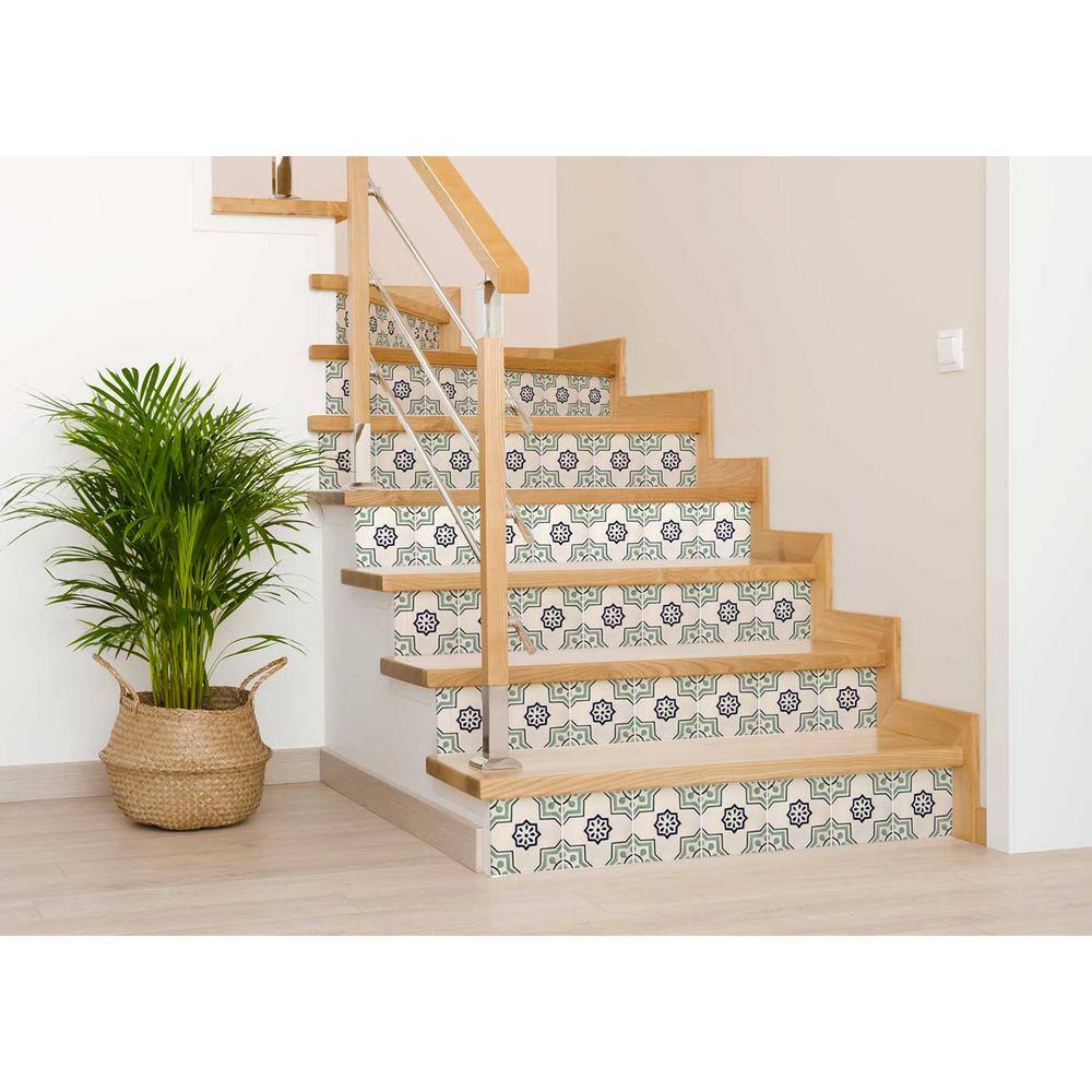 None Green V40 6 in. x 6 in. Vinyl Peel and Stick Tile (24-Tiles, 6 sq. ft./Pack)
