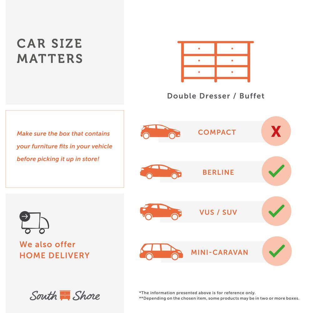 South Shore Little Jewel 3-Drawer Pure White Chest