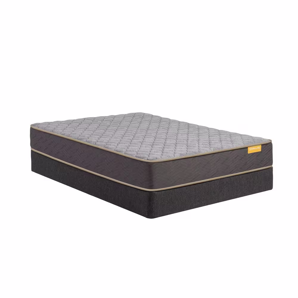 Simmons DeepSleep Full Firm 10.5 in. Mattress Set with 9 in. Box Spring
