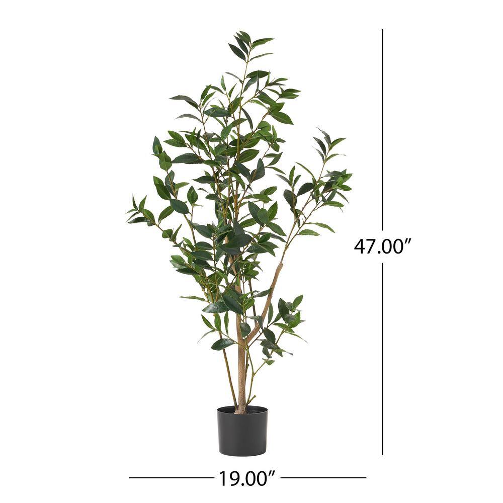 Noble House Bolivar 4 ft. Green Artificial Laurel Tree