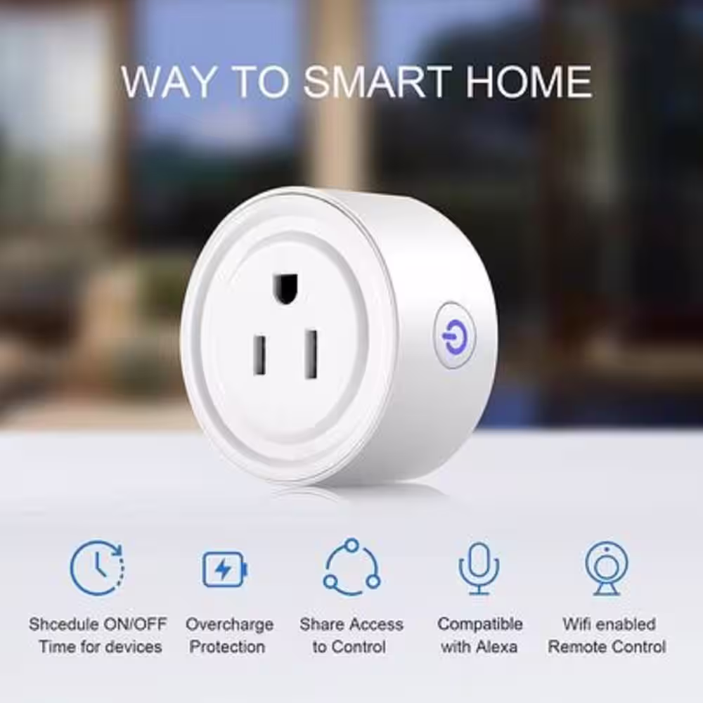 Wexstar Smart Plug Wi-Fi Control Devices from Anywhere C ETL US Certified