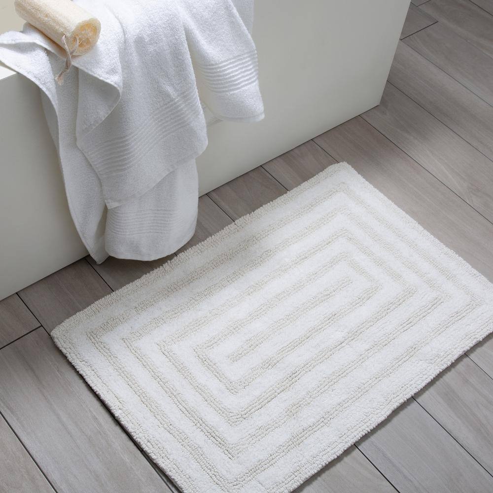 None Amera Bath Mat Cotton 20 in. x 30 in. white
