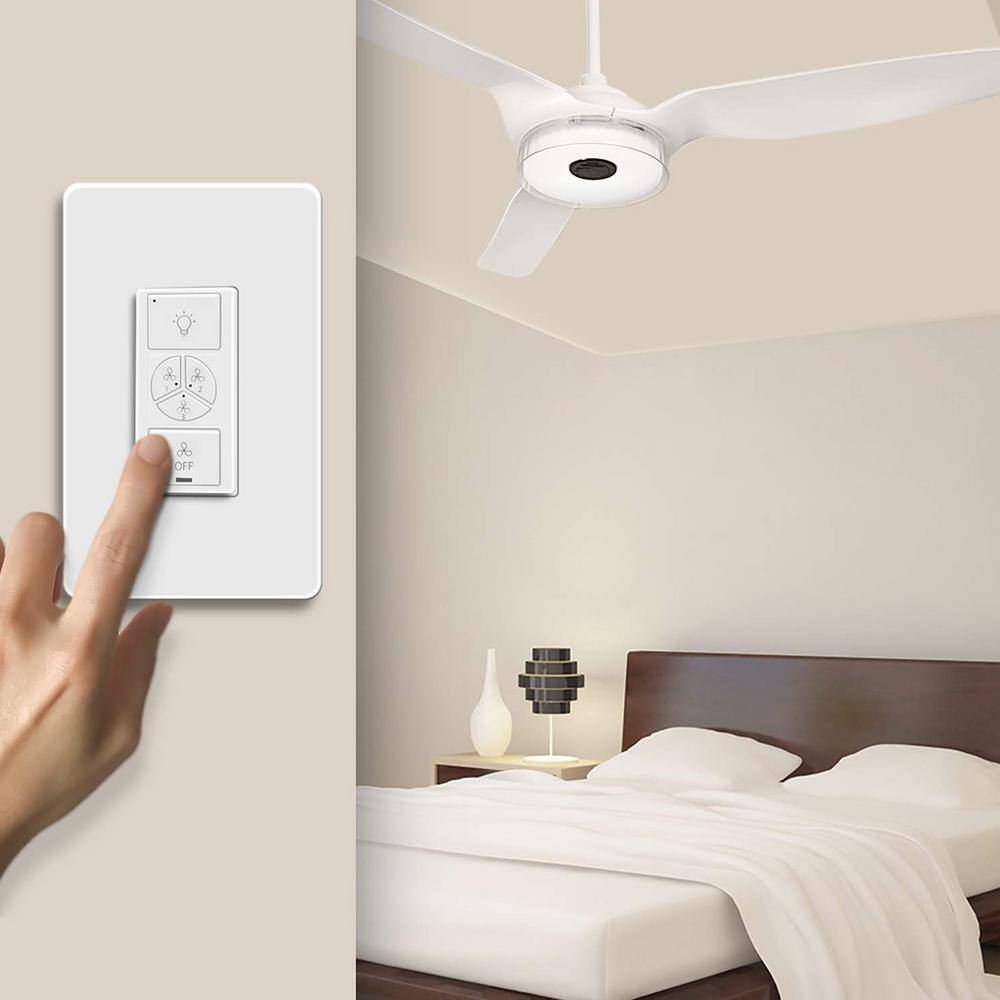 CARRO Pioneer Smart Wi-Fi Ceiling Fan Wall Switch (1-Gang), Works with Alexa, Google Home and Siri