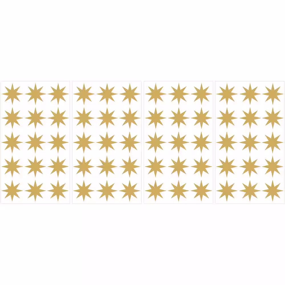 WallPops Gold Star MiniPops Wall Decals