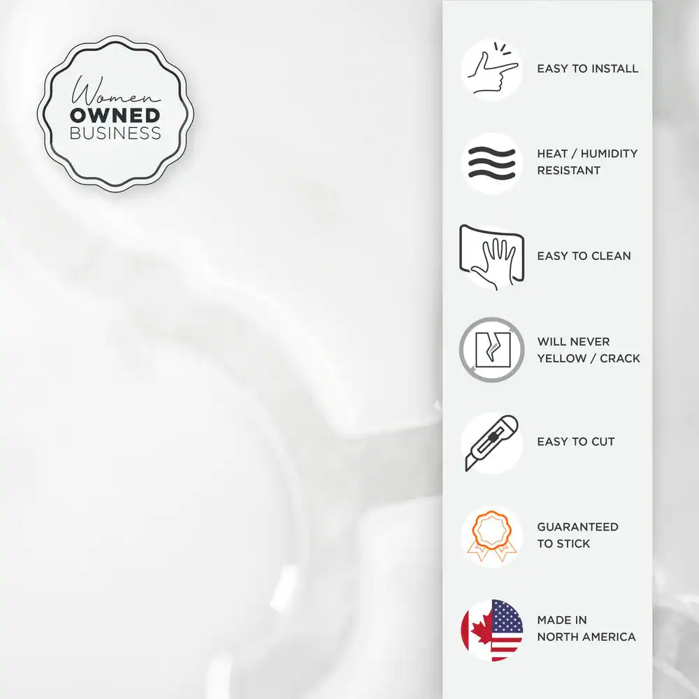 smart tiles Arabesco Marble White 22.56 in. x 11.58 in. Vinyl Peel and Stick Tile (3.57 sq. ft./ 2-pack)