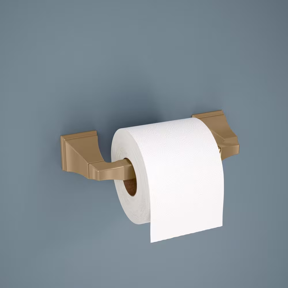 Delta Dryden Pivoting Toilet Paper Holder in Champagne Bronze