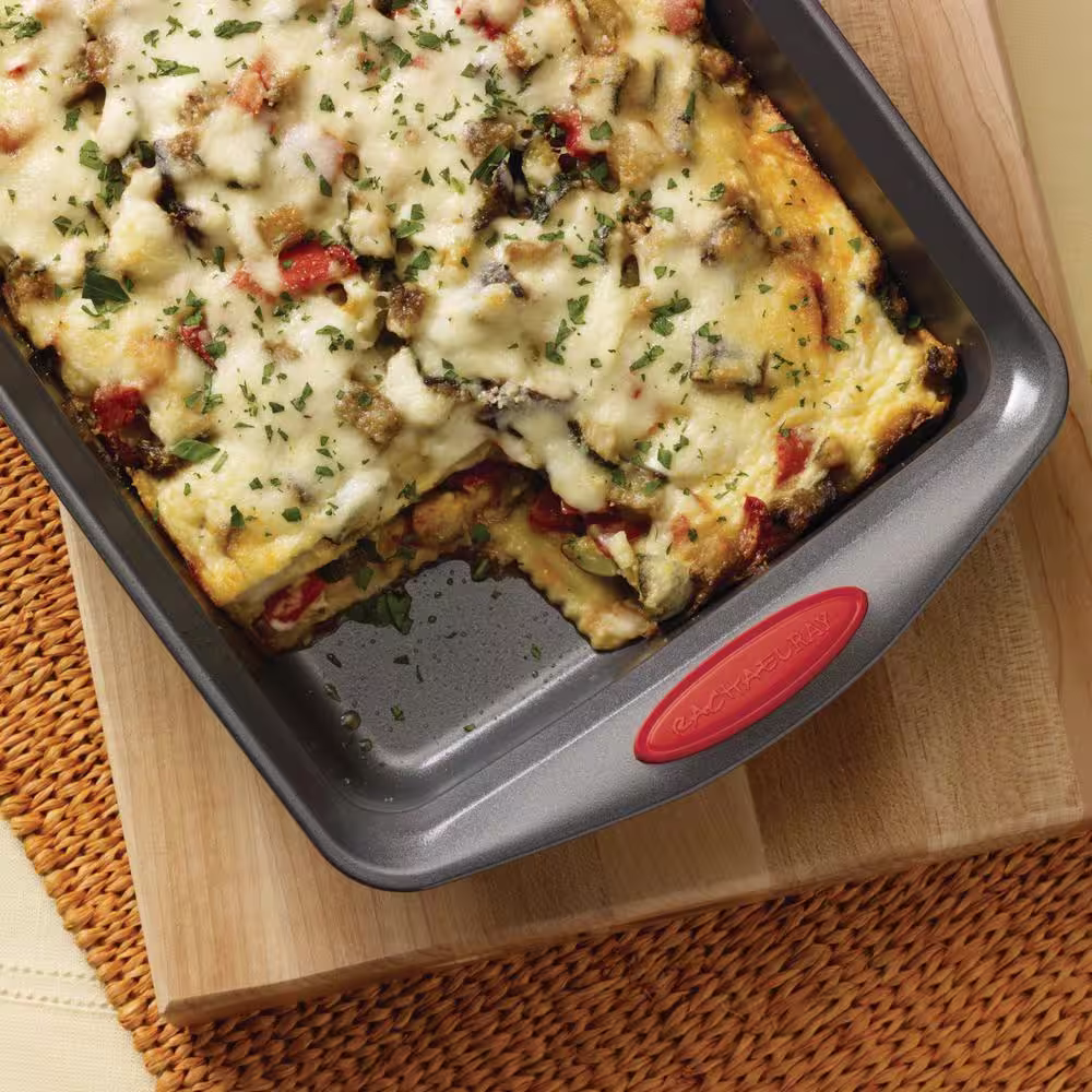 Rachael Ray Yum-o! 2-Piece Steel 9 in. by 13 in. Cake Pan Set