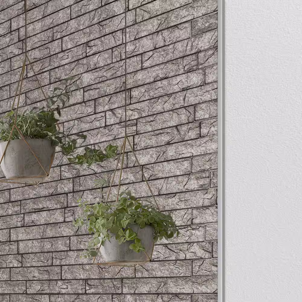 INNOVERA DECOR BY PALRAM 4 ft. Silver Aluminum Edge Profile (2-Pieces)