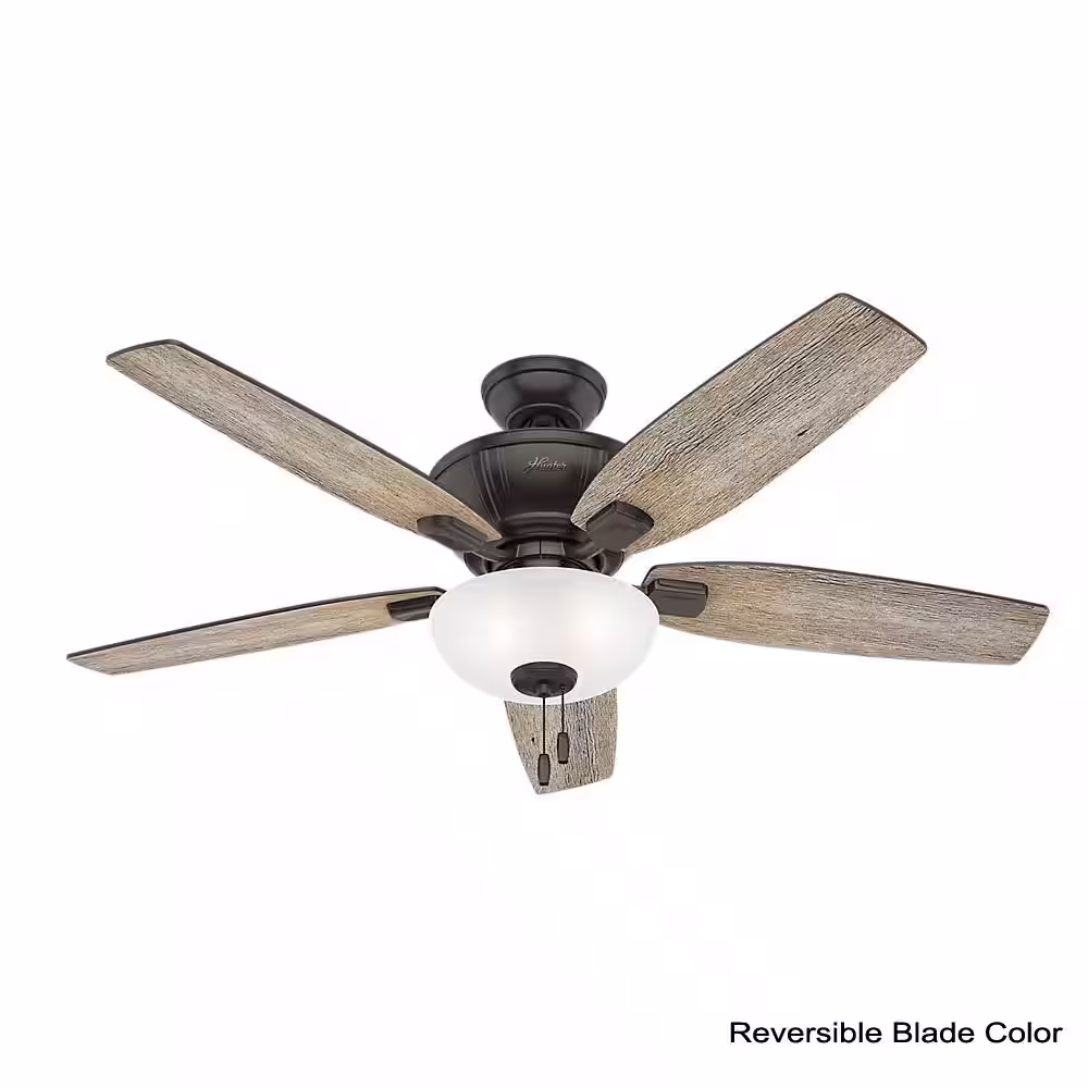 Hunter Kenbridge 52 in. LED Indoor Noble Bronze Ceiling Fan