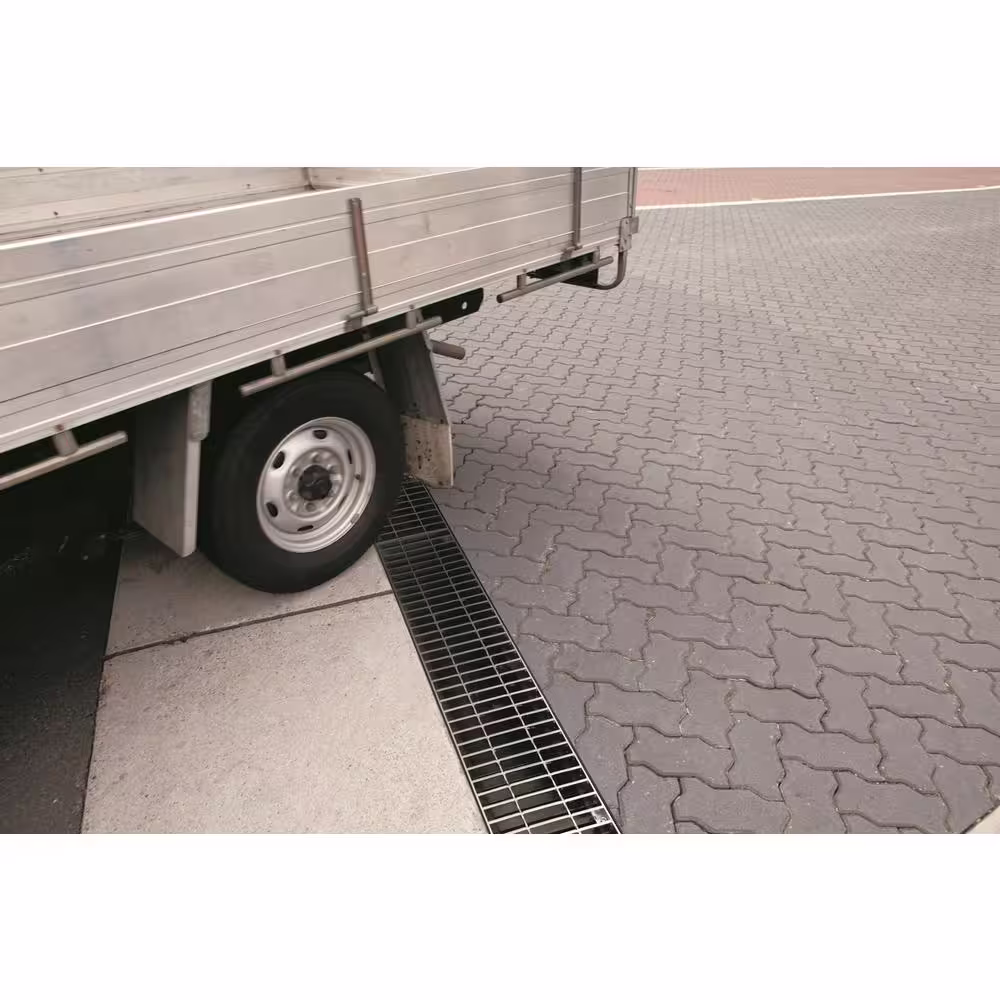 RELN Storm Master Deep Series 10.75 in. x 40 in. Deep Channel Drain with Class B Steel Grate