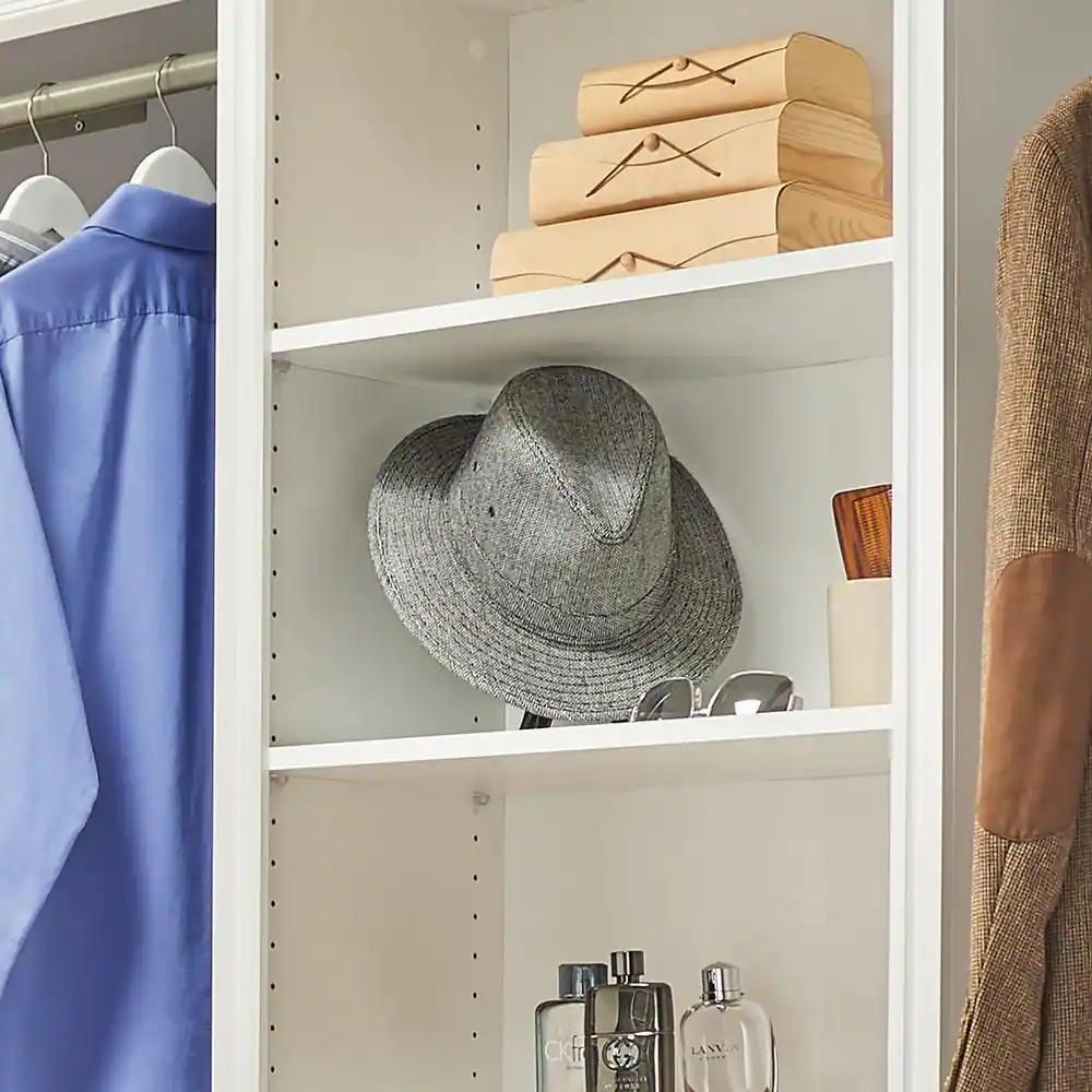 ClosetMaid Impressions White Shelves for 25 in. W Impressions Tower (2-Pack)