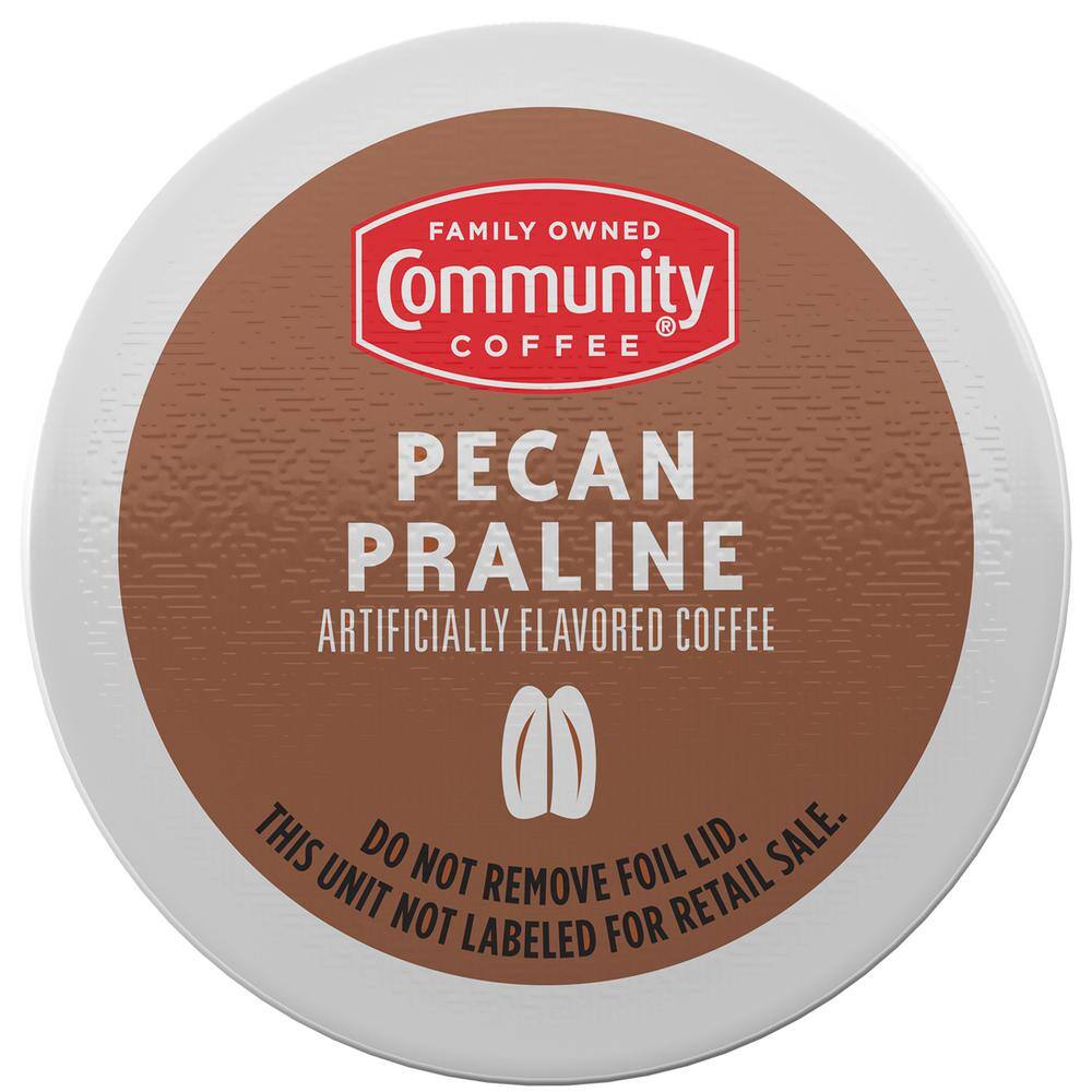 Community Coffee Pecan Praline Medium Roast Coffee Single Serve Cups (96-Pack)