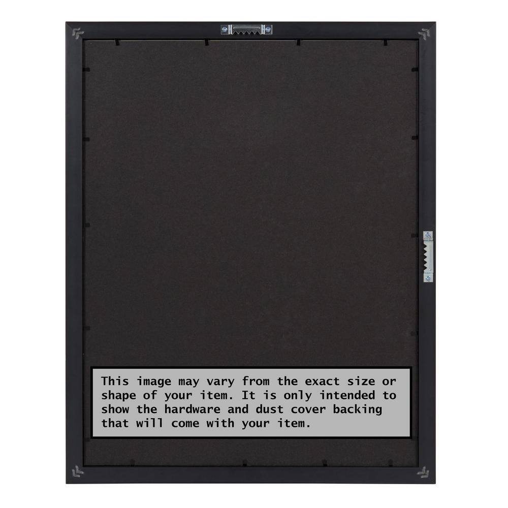 Amanti Art Marred Silver Wood Picture Frame Opening Size 24 x 36 in.