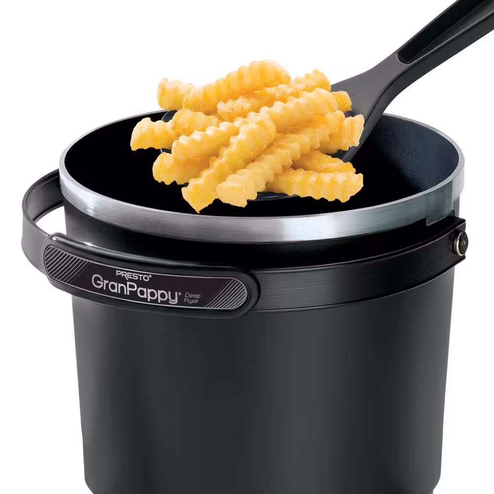 Presto 1.5 Qt. Black GranPappy Deep Fryer