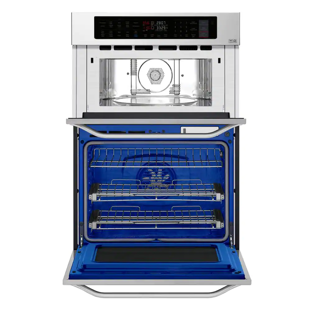 LG STUDIO 30 in. Smart Electric Convection & EasyClean Combination Wall Oven with Built-In Microwave in Stainless Steel