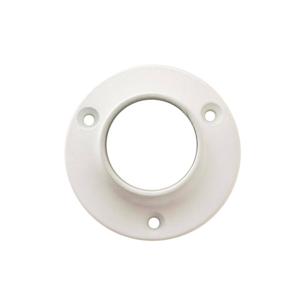 Design House 1-3/8 in. White Metal Closet Pole Socket