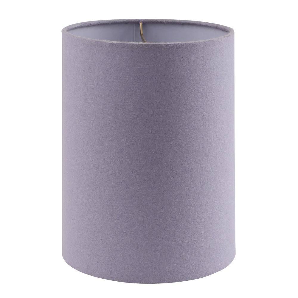 Aspen Creative Corporation 8 in. x 11 in. Purple Drum/Cylinder Lamp Shade