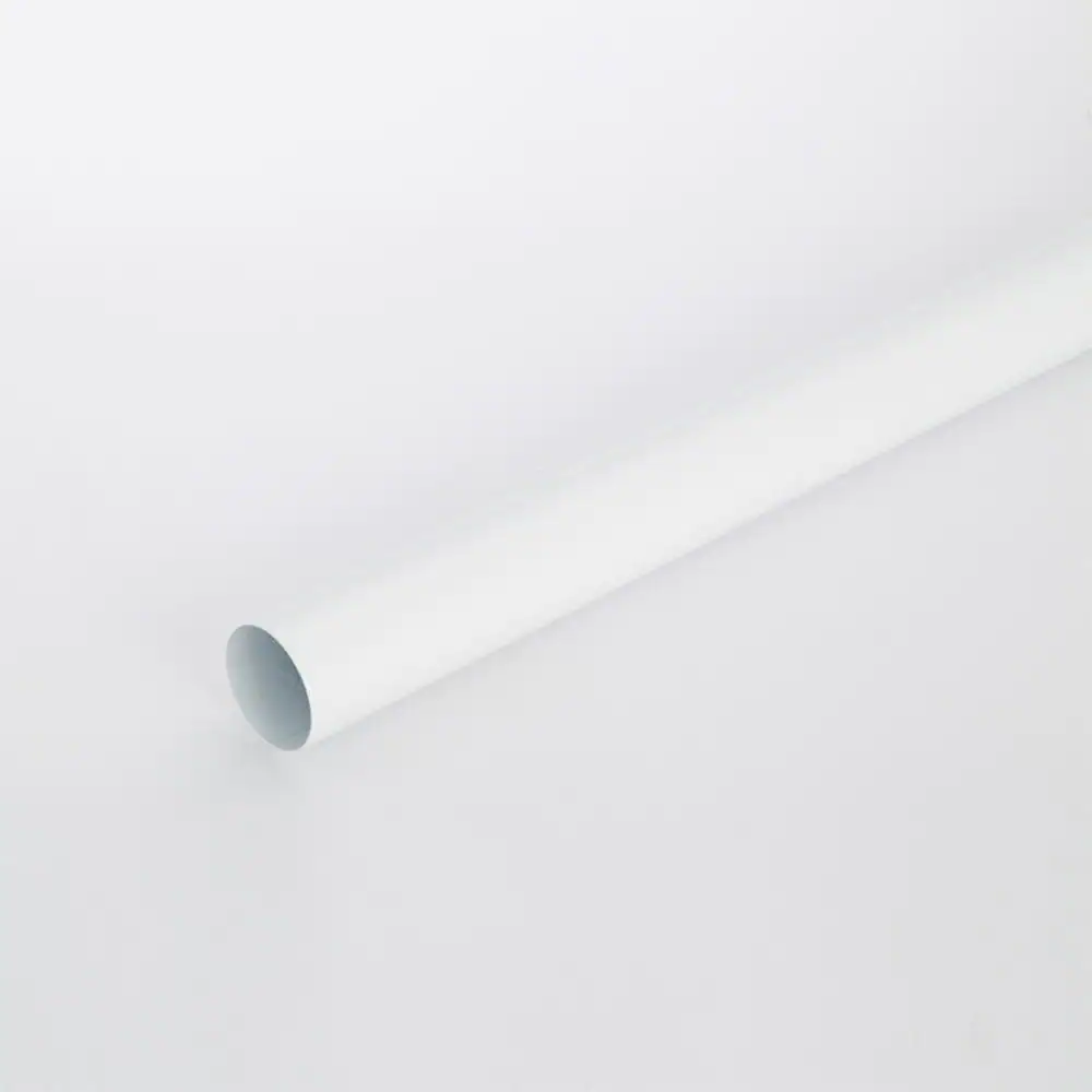 Everbilt 48 in. - 72 in. L x 1-1/4 in. W, White steel Adjustable Closet Rod