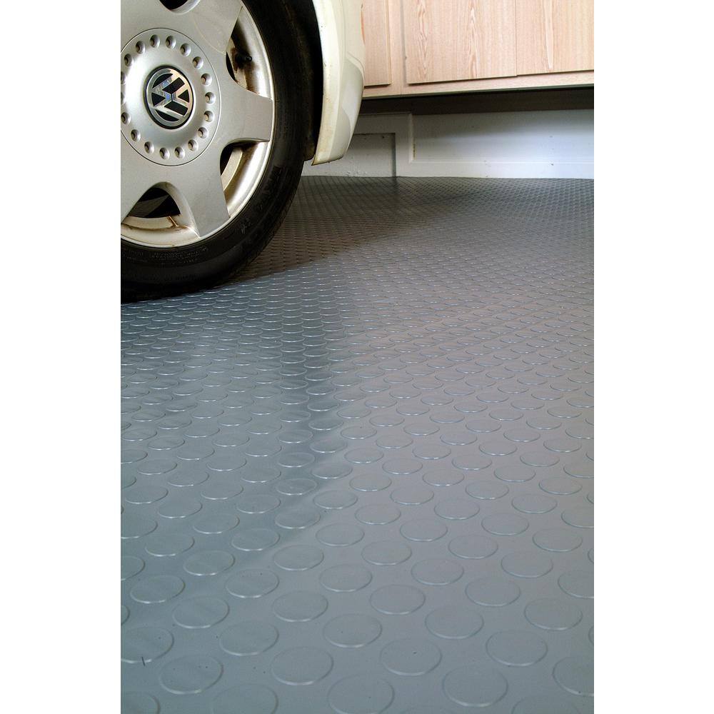 G-Floor Trailer Flooring Slate Grey Coin Commercial Vinyl Sheet Flooring (8.5 ft. W x 5 ft. L)