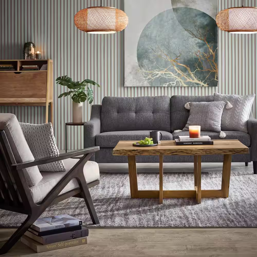 Root Candles 3-Wick Beige Leaves and Cashmere Scented Jar Candle