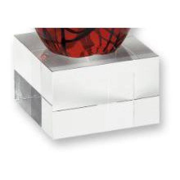 Badash Crystal Murano Style Art Glass Monet 18 in. H Abstract Centerpiece