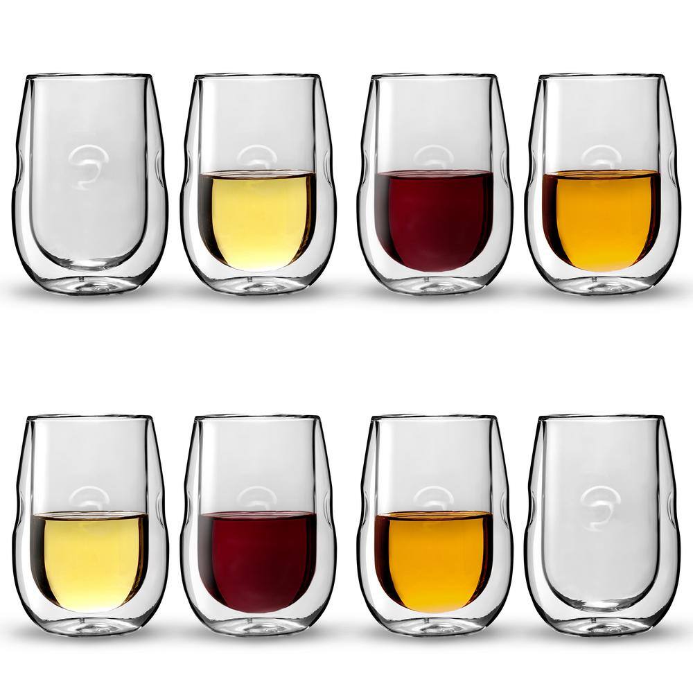 Ozeri Moderna Artisan Series 10 oz. Double Wall Insulated Wine and Beverage Glasses (Set of 8)
