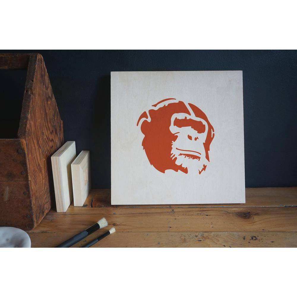 Stencil1 Chimp Stencil