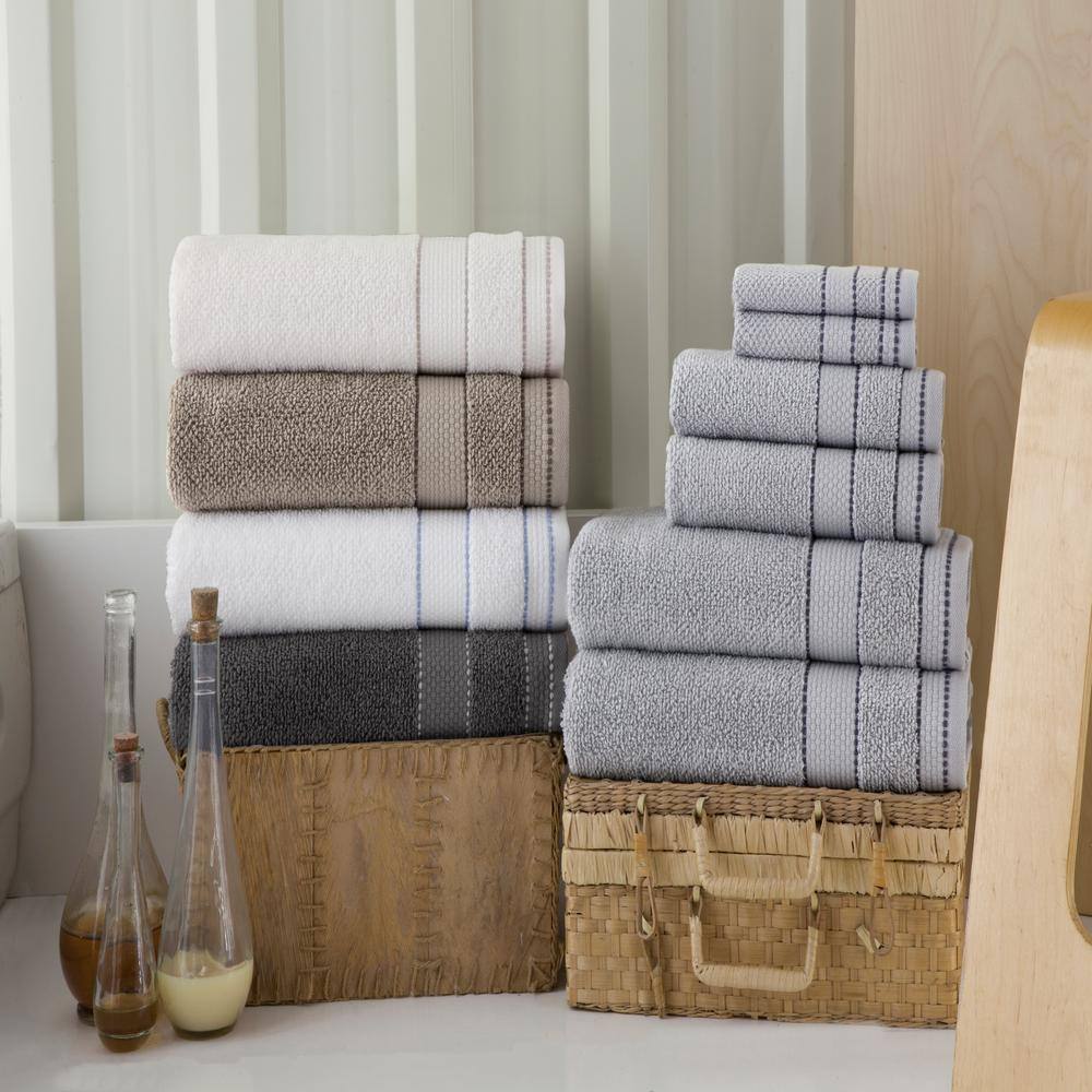 Enchante Home Monroe Turkish Cotton Wash Towels (8-Piece)