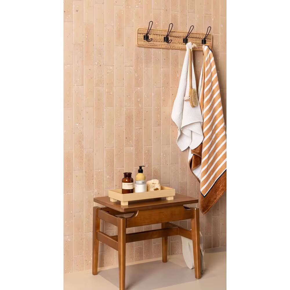 ELIANE Brick Art Chelsea Argila Matte 3 in. x 10 in. Glazed Ceramic Floor and Wall Tile (5.92 sq. ft./case)