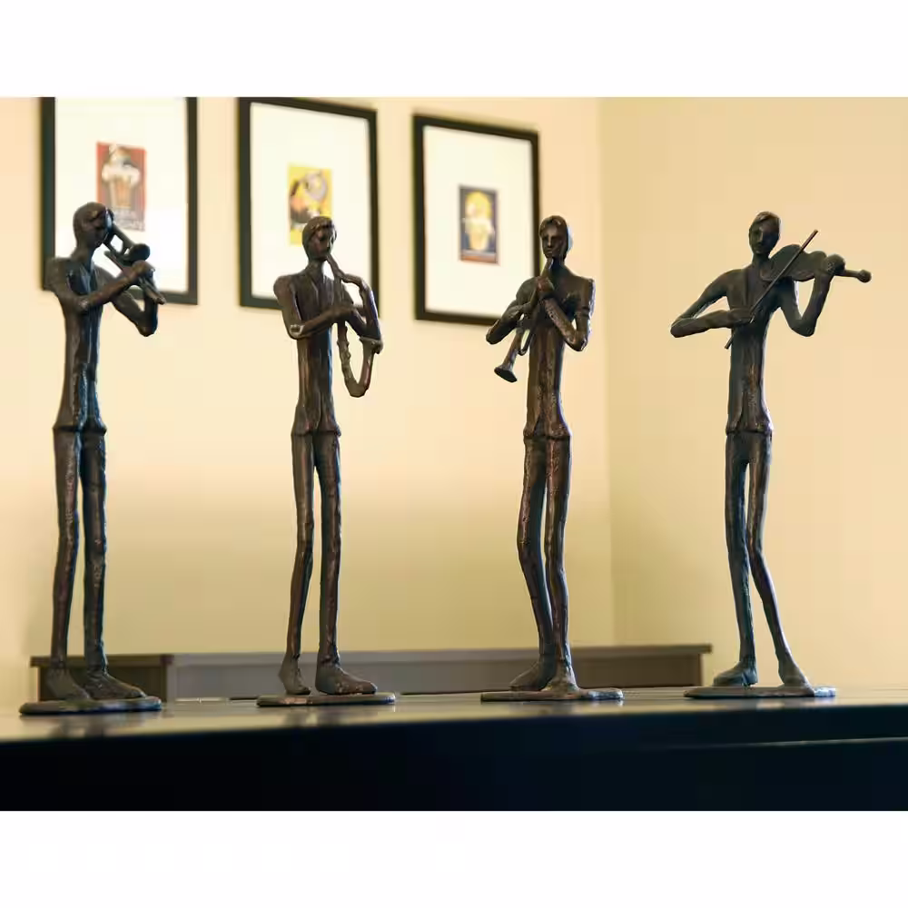 None Jazzy qt.et Abstract Statue (Set of 4)