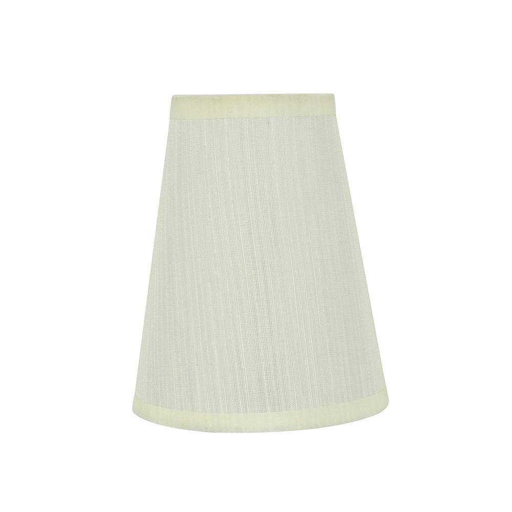 Aspen Creative Corporation 4 in. x 5 in. Off White Hardback Empire Lamp Shade (2-Pack)