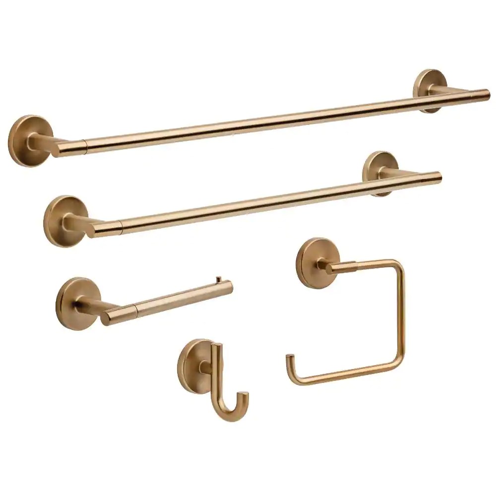 Delta Trinsic 24 in. Towel Bar in Champagne Bronze