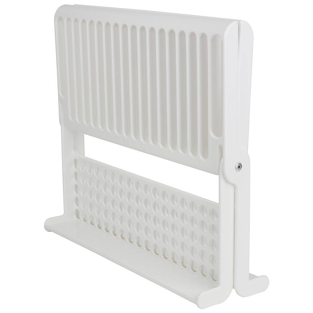 Hutzler White Folding Dish Rack