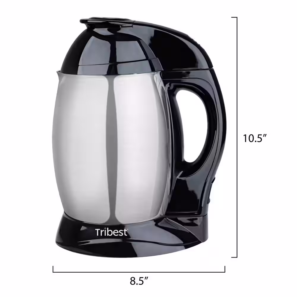 Tribest Soybella Black Stainless Steel Soy and Nutmilk Maker