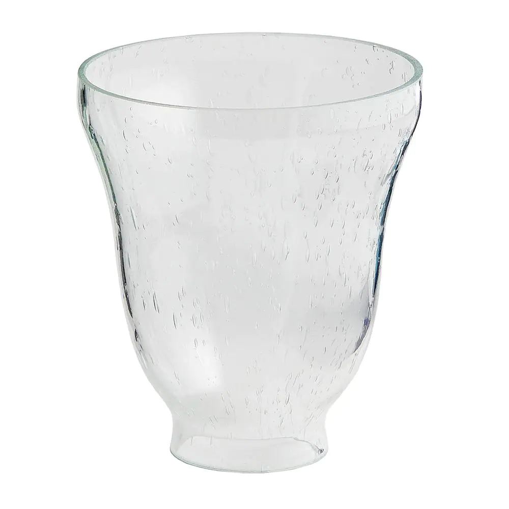 None Seeded Glass Bell Replacement Lamp Shade for Ceiling Fan Lights and Vanities