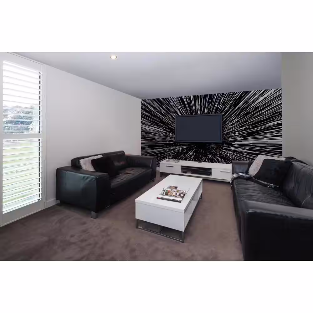 RoomMates 63 sq.ft. Hyper Space Peel and Stick Mural